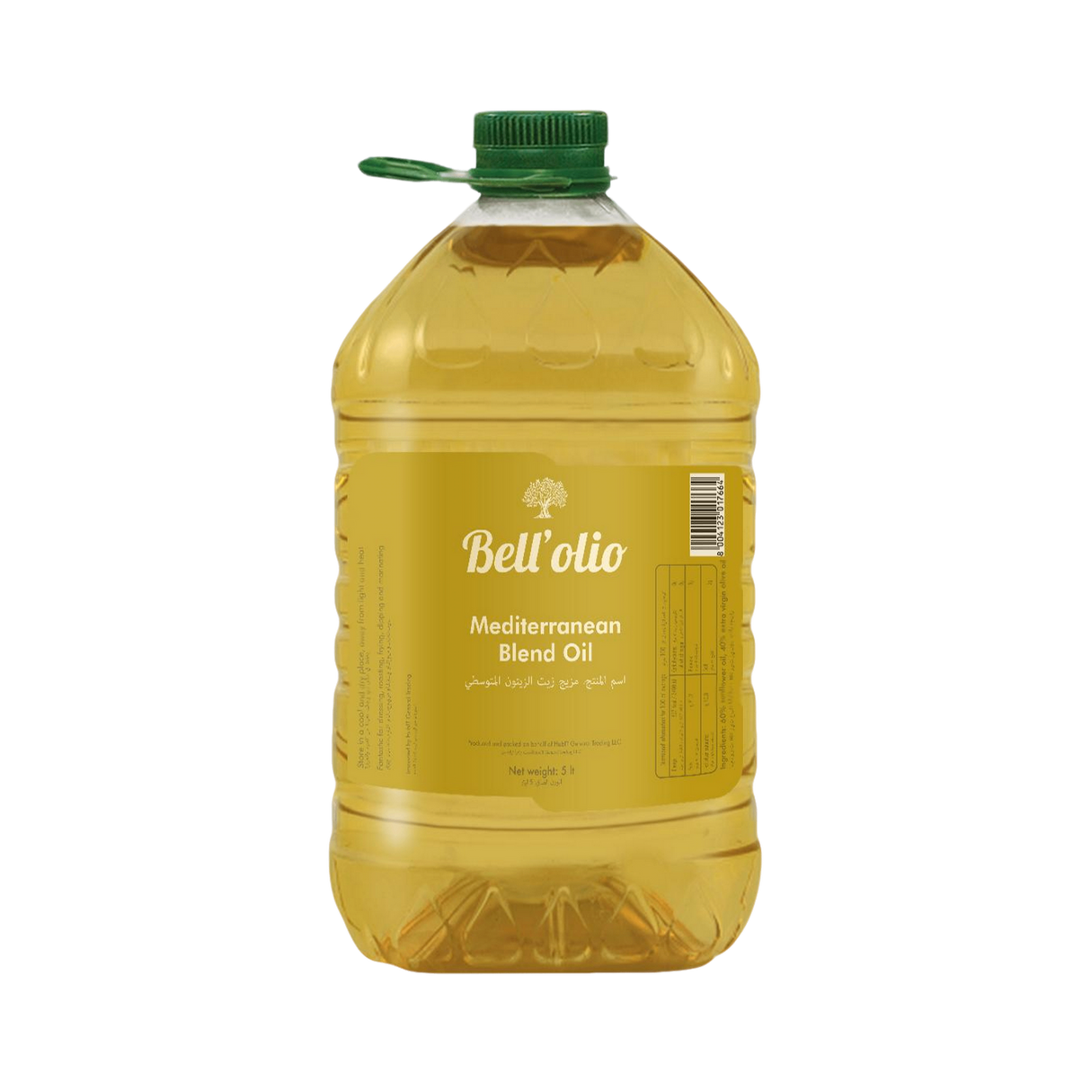 BELL OLIO Mediterranean Olive Oil - Blended | 5 Liters