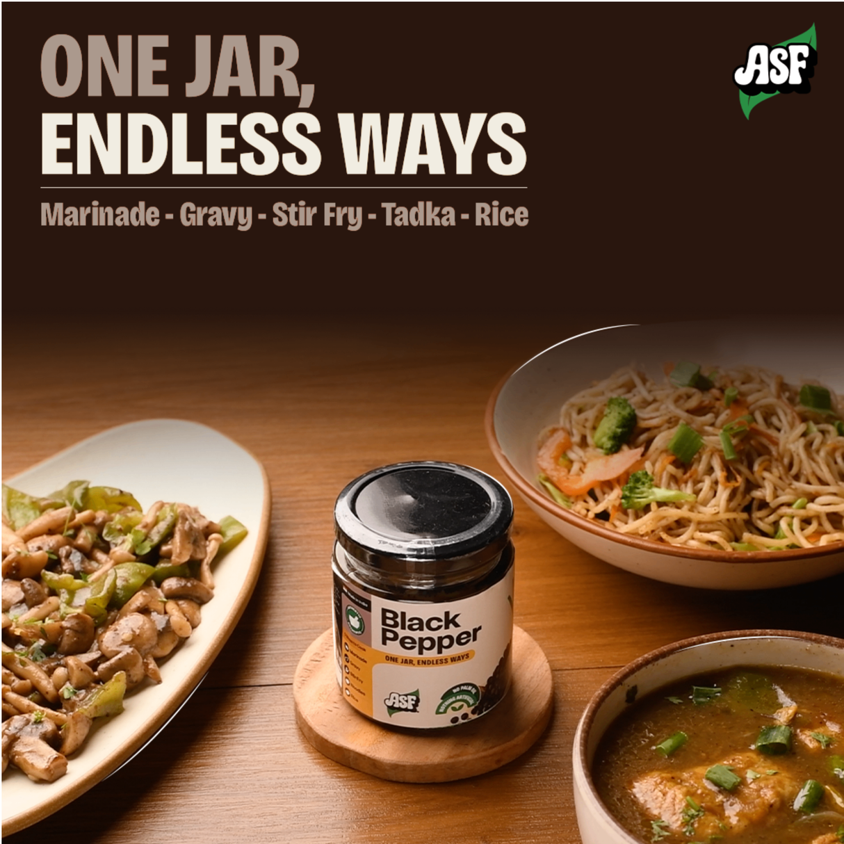ASF Black Pepper Stir Fry Sauce | 180g