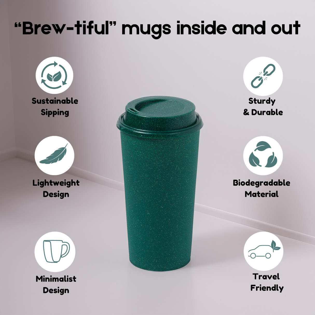 FRENVI Sipper Cup 475 ml | 4 pcs