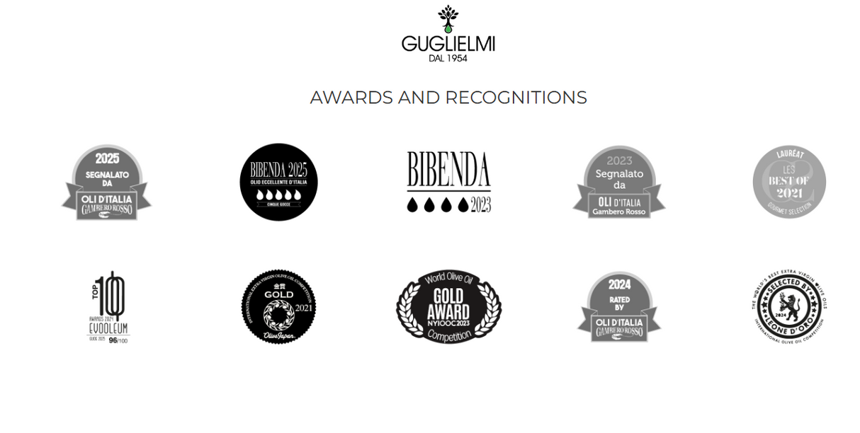 GUGLIELMI Extra Virgin Olive Oil - Mild | 250 ml