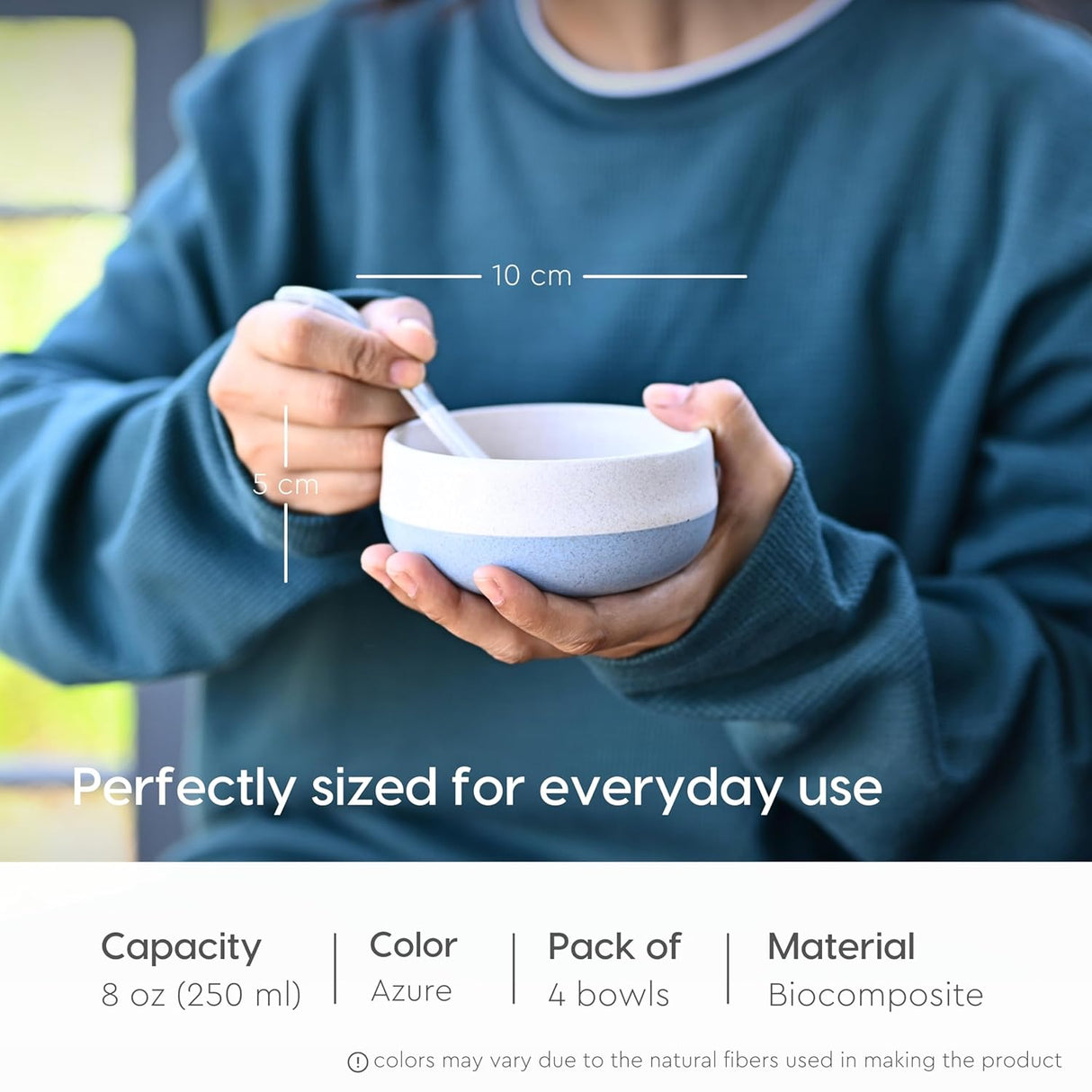 FRENVI Kids Feeding Bowl with Spoon 250 ml | 4 Pcs