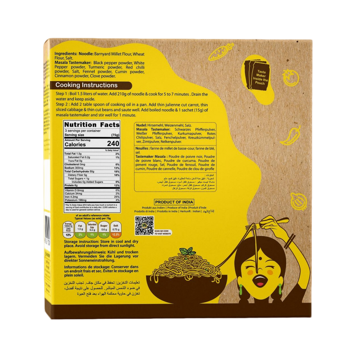 NFS Hakka Noodles: Barnyard Millet