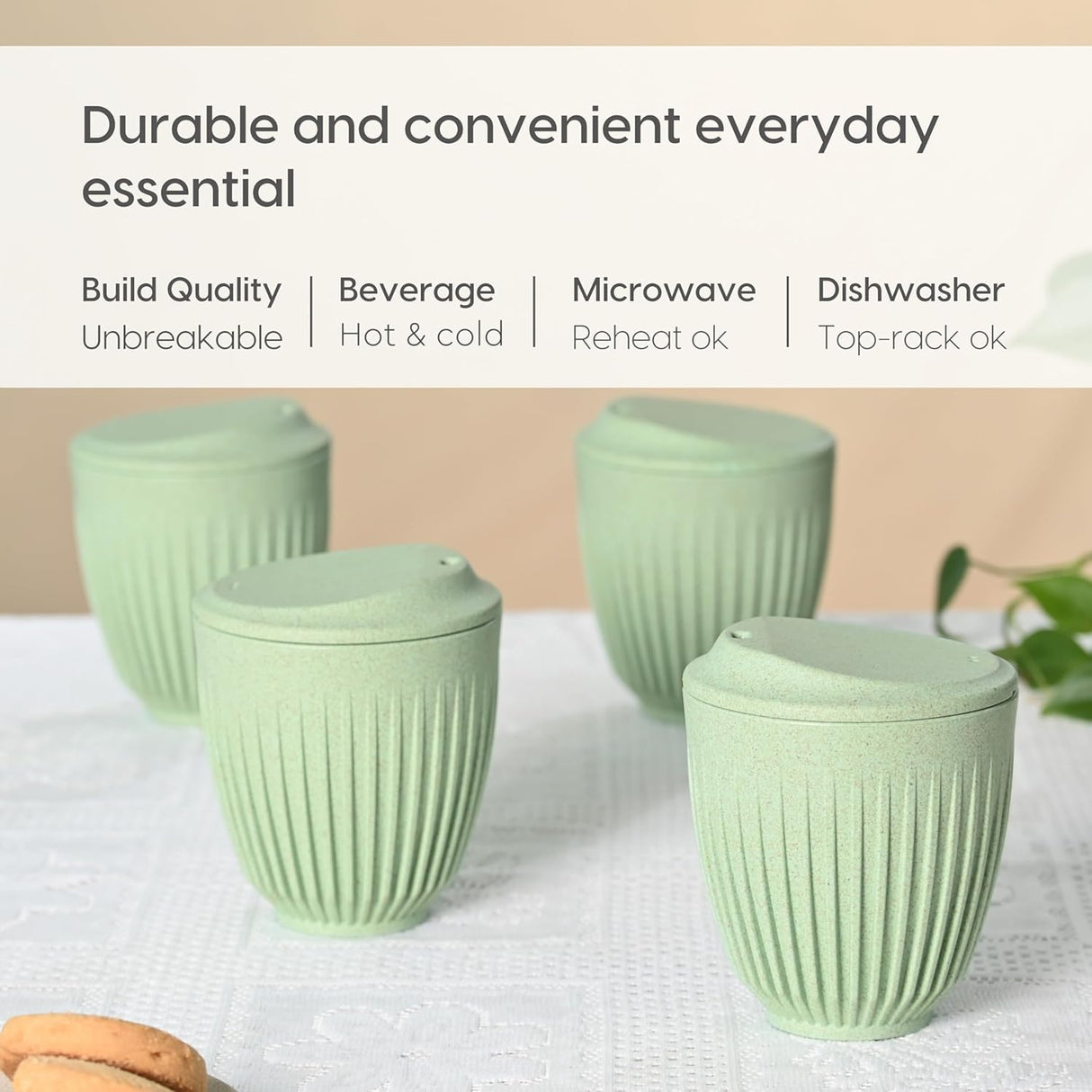 FRENVI Retro Cup 250 ml | 4 Pcs