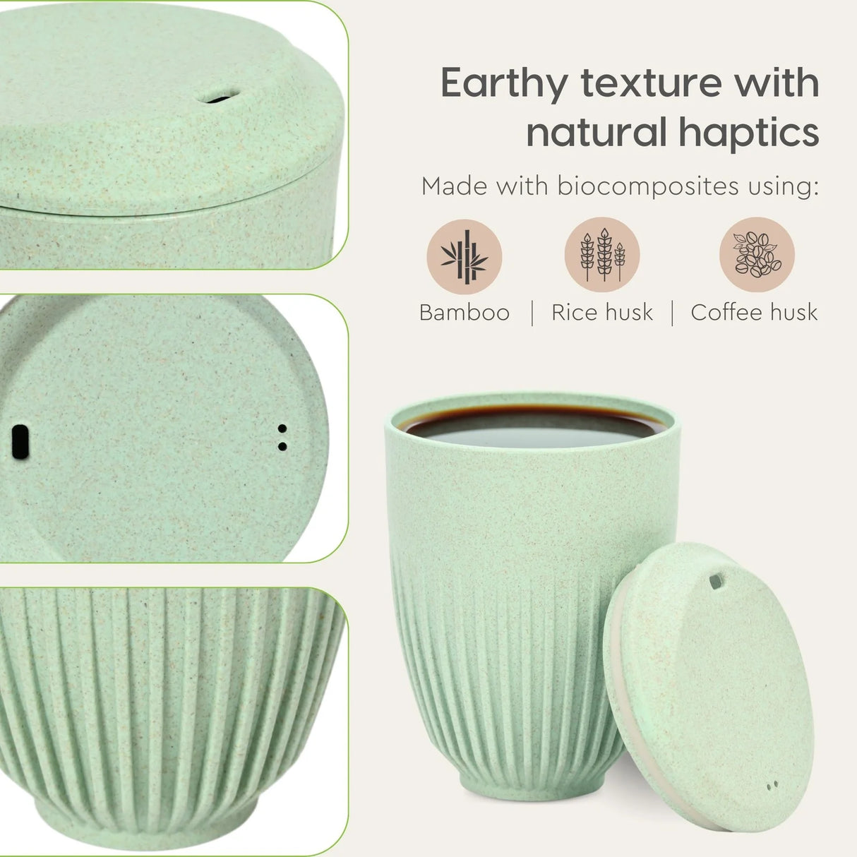 FRENVI Retro Cup 350 ml | 4 Pcs