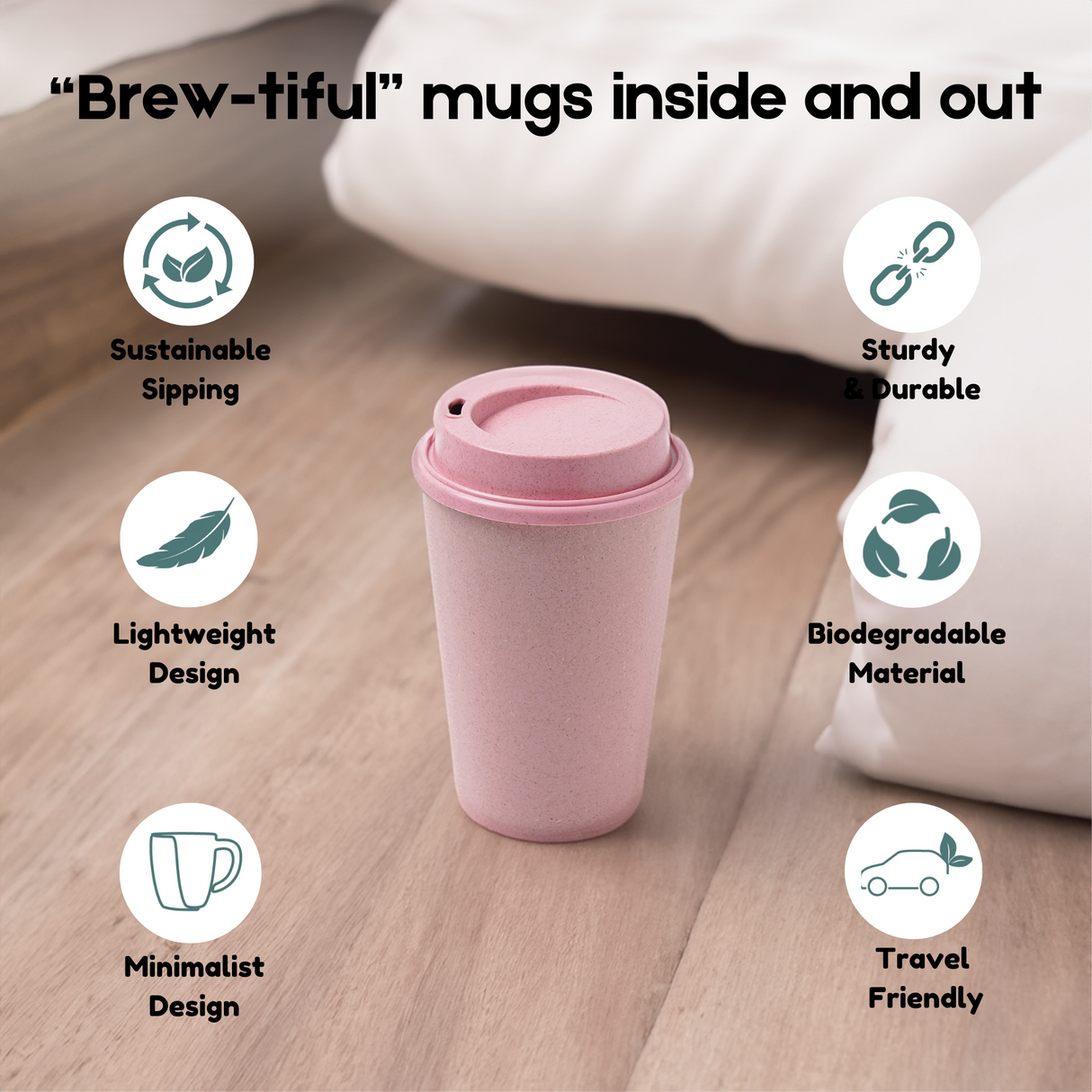 FRENVI Sipper Cup 360 ml | 4 pcs