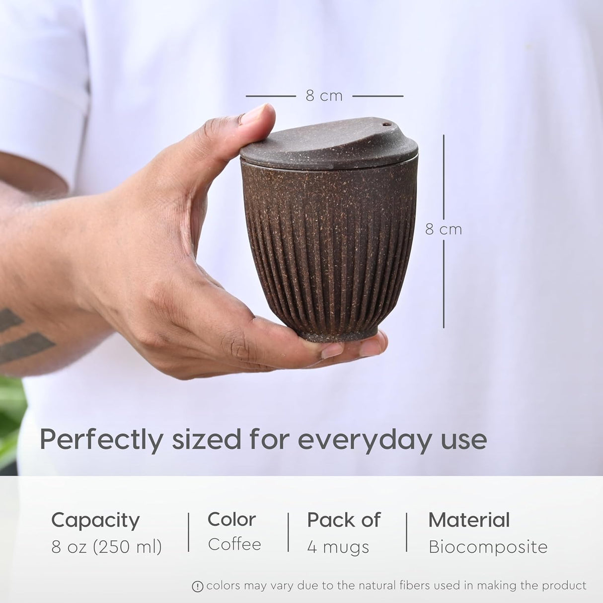 FRENVI Retro Cup 250 ml | 4 Pcs