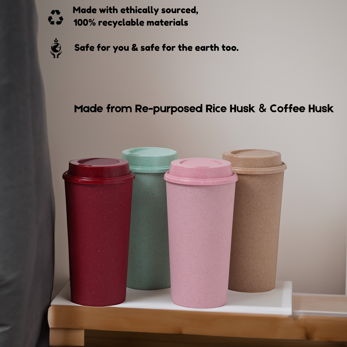 FRENVI Sipper Cup 475 ml | 4 pcs