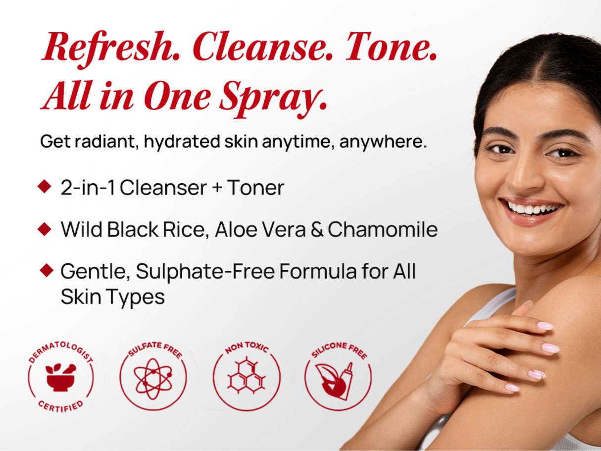 EL LIOR Wild Black Rice Cleansing Face Mist | 100 ml