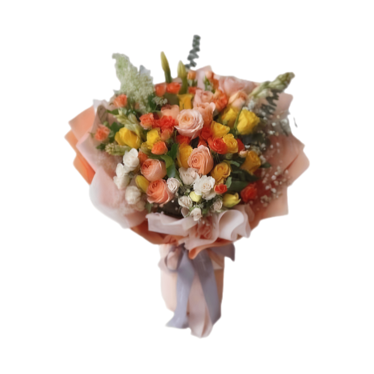 Colors of Summer (Mixed Bright-Colored Flowers)