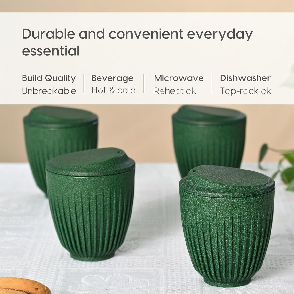 FRENVI Retro Cup 250 ml | 4 Pcs