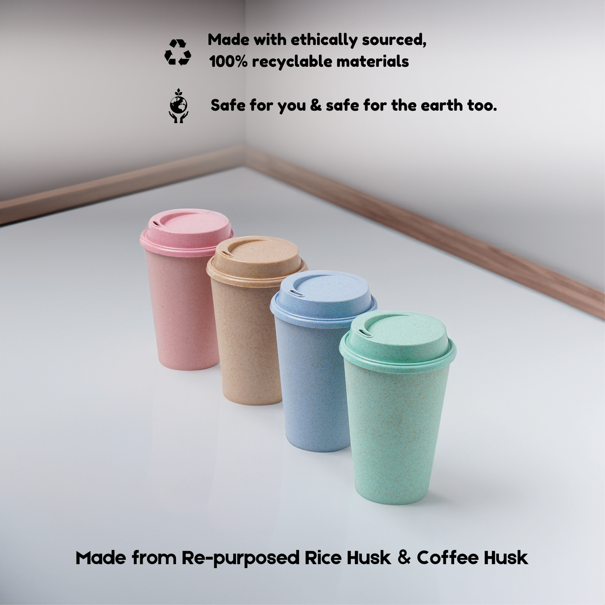 FRENVI Sipper Cup 360 ml | 4 pcs