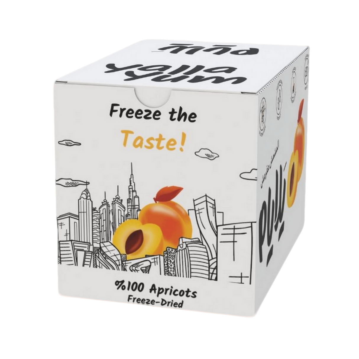 YALLA YUM Freeze Dried Apricot | 6 pcs x 15 g