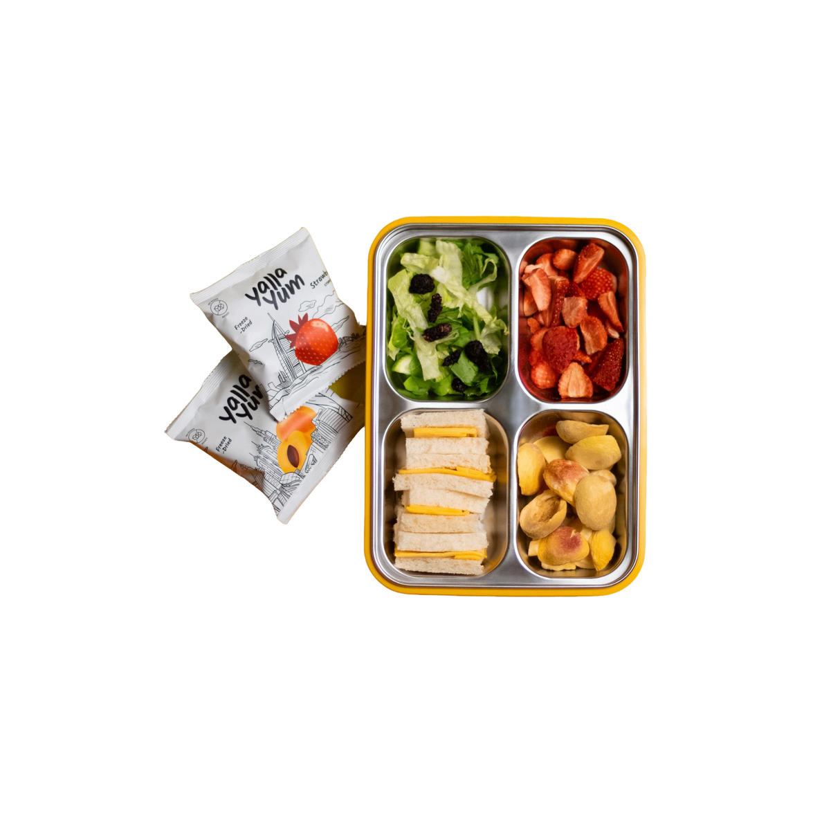 YALLA YUM Freeze Dried Apricot | 6 pcs x 15 g