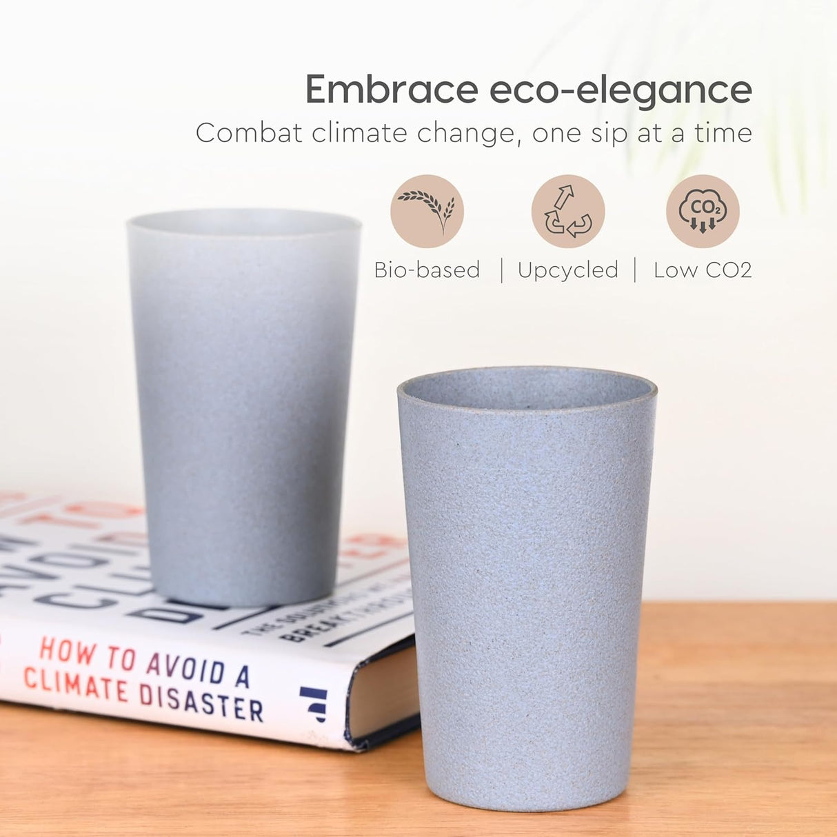 FRENVI Frosted Tumbler Cup 250 ml | 4 pcs