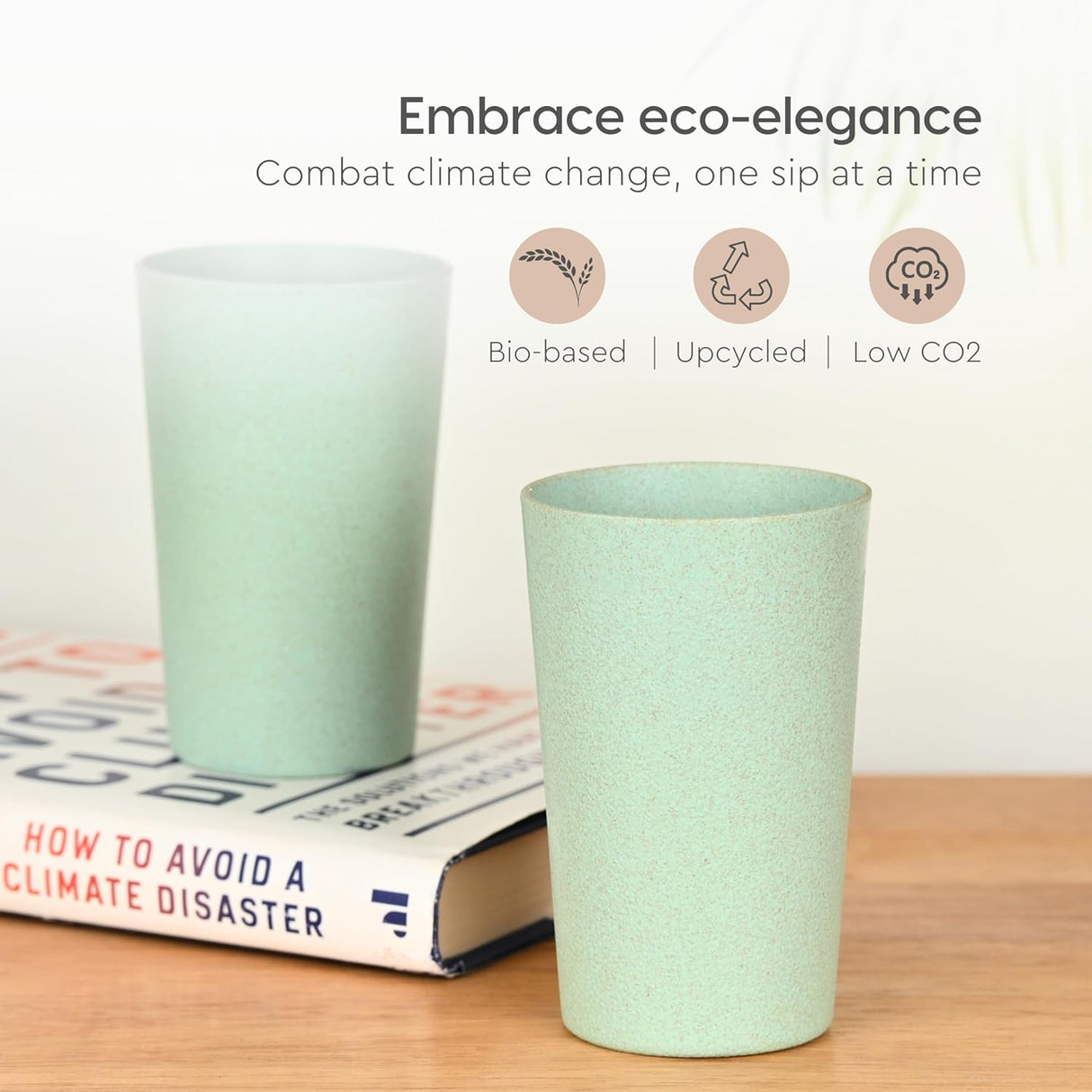 FRENVI Frosted Tumbler Cup 250 ml | 4 pcs