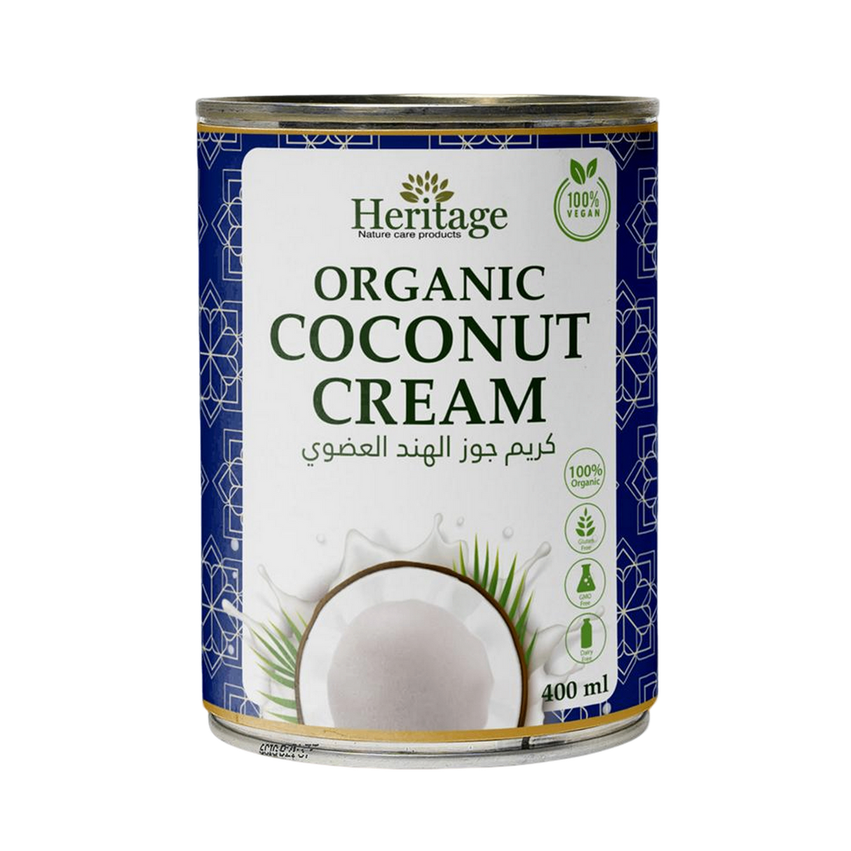 HERITAGE Organic Coconut Cream (22% Fat) | 400 ml