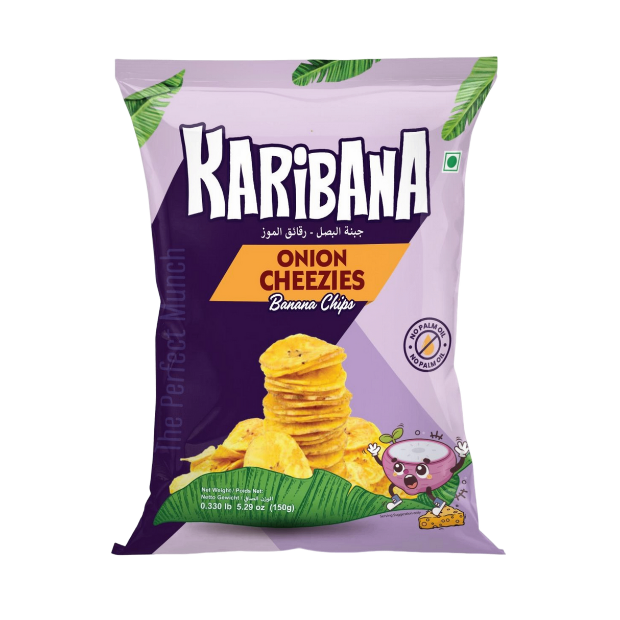 KARIBANA Banana Chips - Onion Cheezies