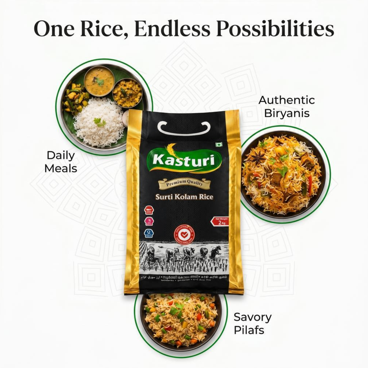 Kasturi Surti Kolam Rice 2kg