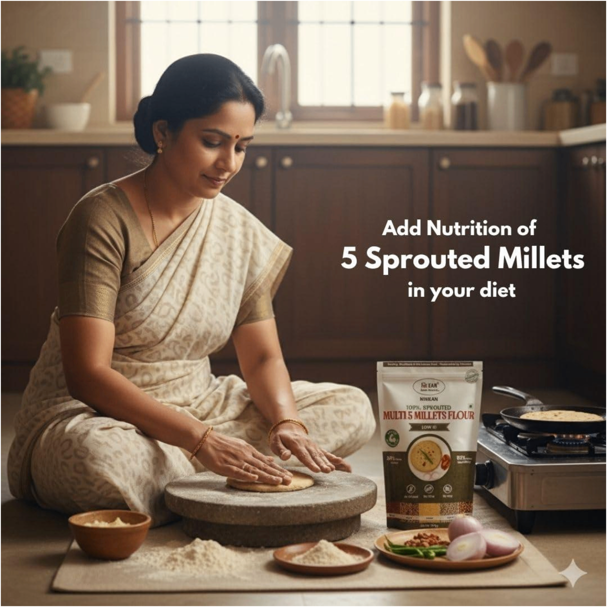 Nihkan Multi 5 Millets Flour | 400g