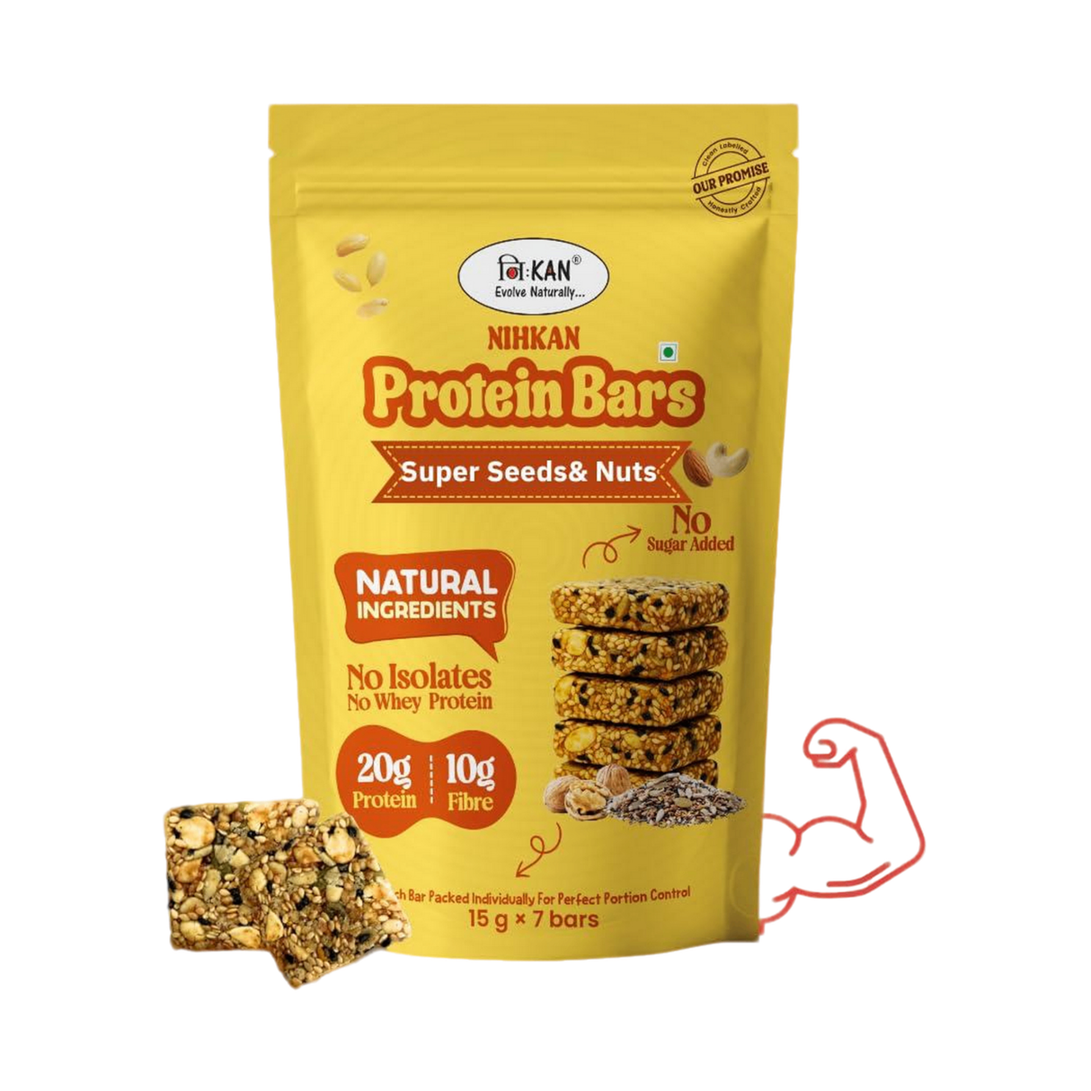 Nihkan Super Seeds & Nuts Bars | 100g
