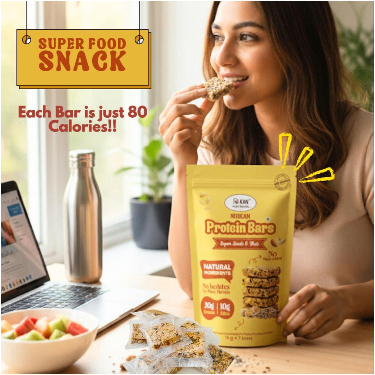 Nihkan Super Seeds & Nuts Bars | 100g