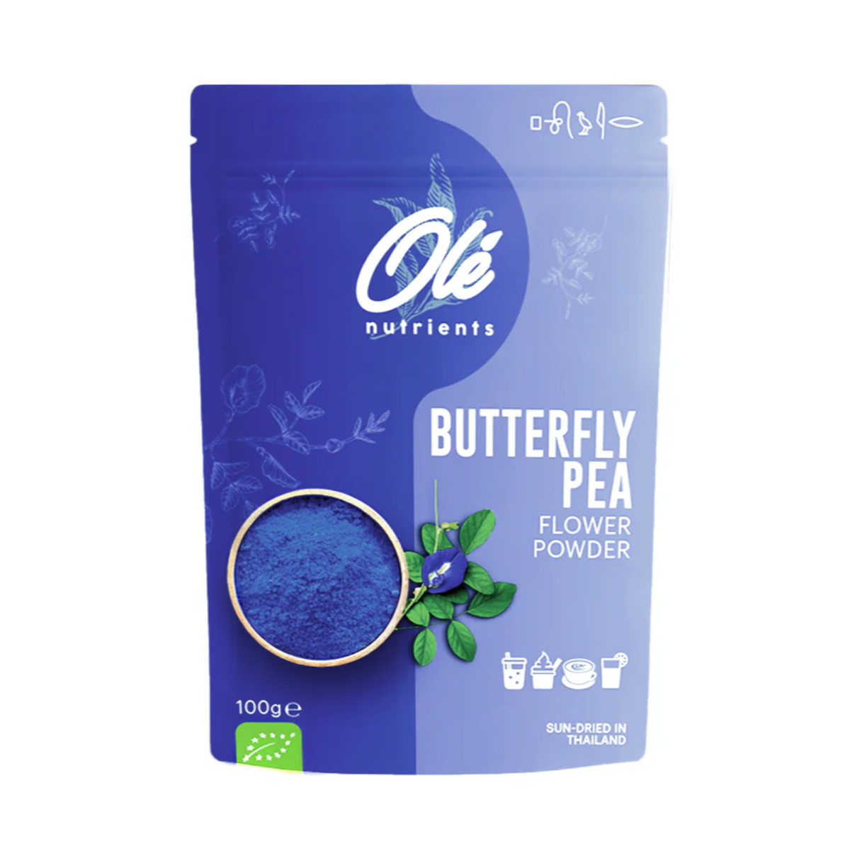 OLE Nutrients Butterfly Pea Flower Powder | 100g