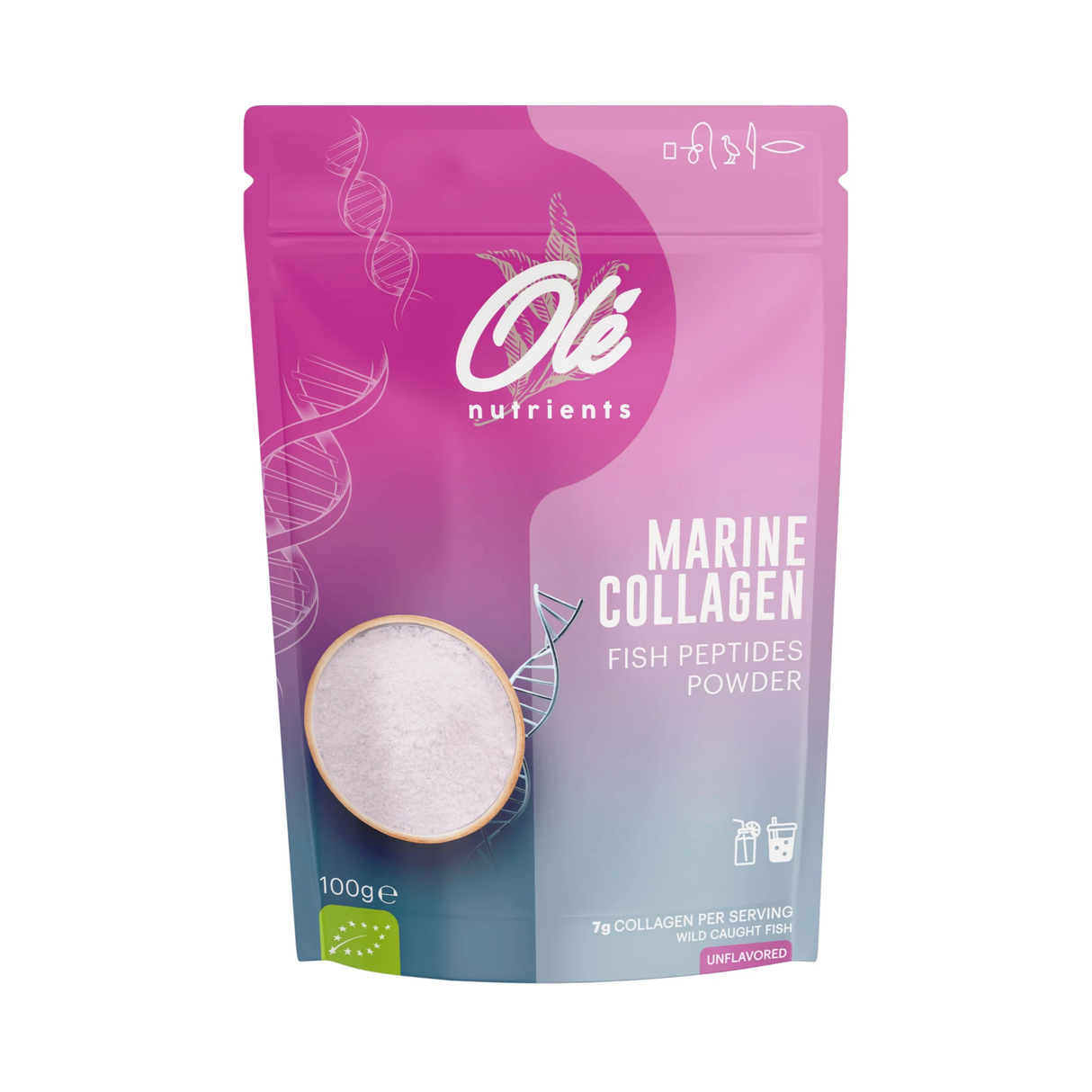 OLE Nutrients Marine Collagen Peptides Powder | 100g