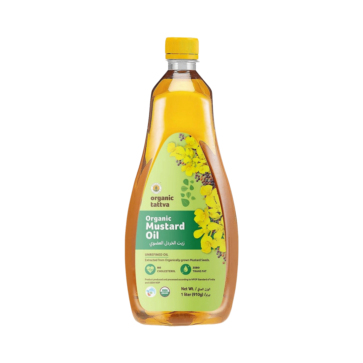 ORGANIC TATTVA Organic Cold Pressed Mustard Oil | 1 litre