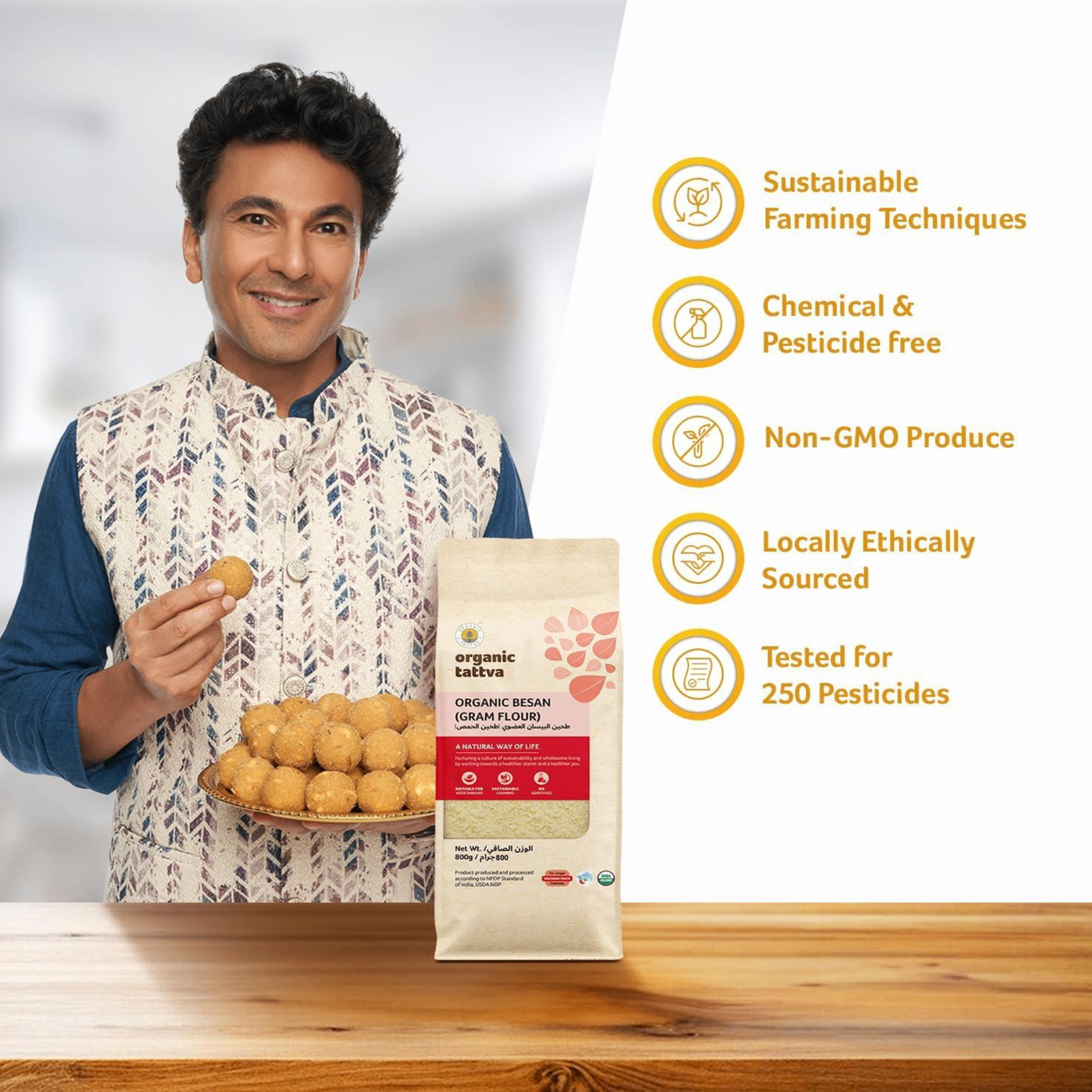 ORGANIC TATTVA Besan Gram Flour