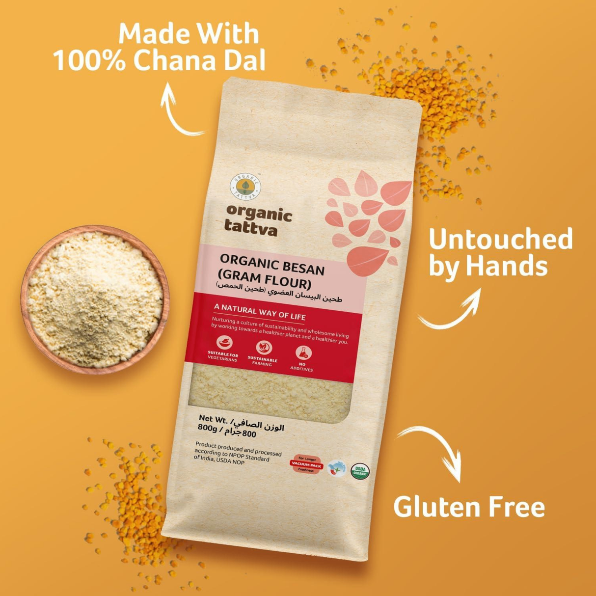 ORGANIC TATTVA Besan Gram Flour