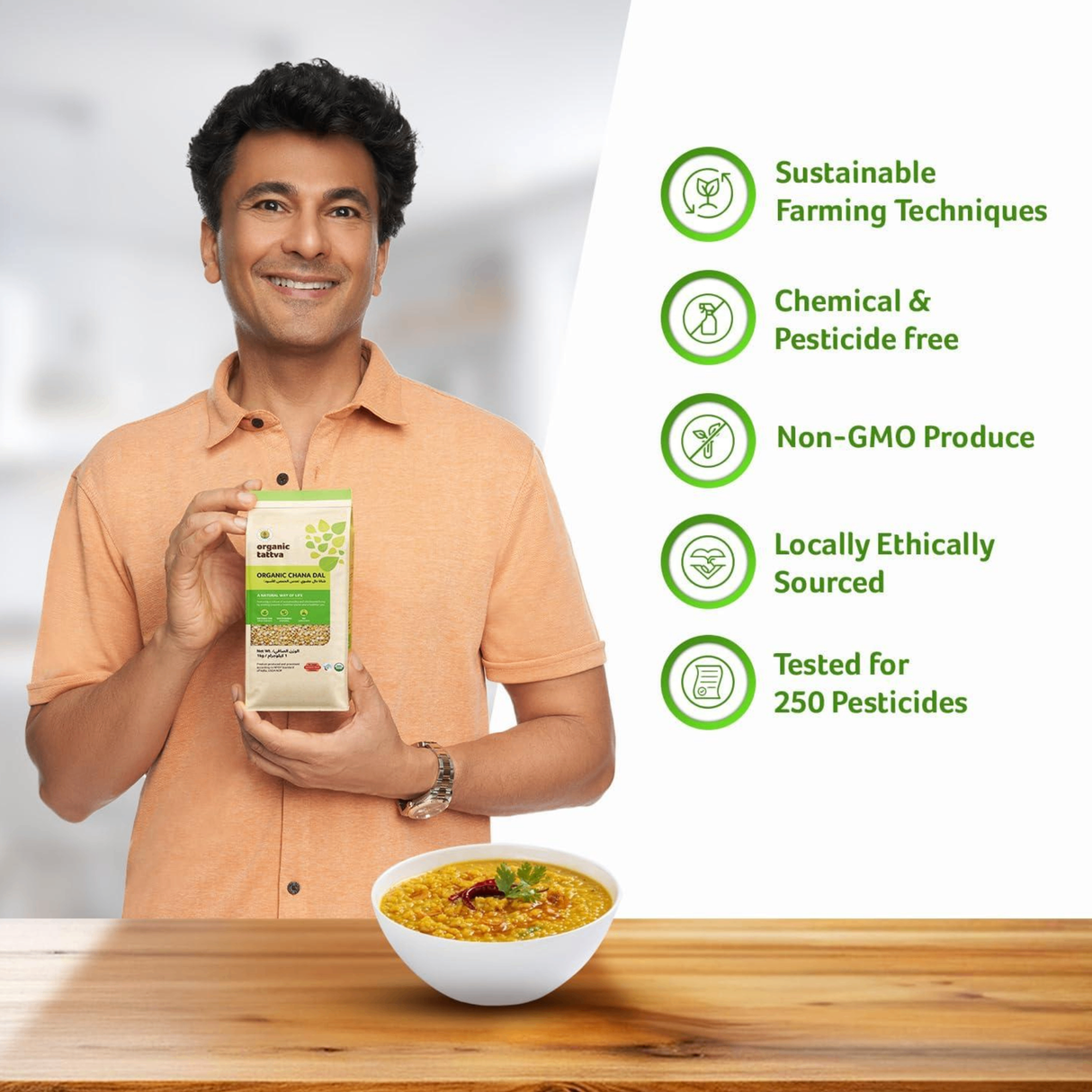 ORGANIC TATTVA Chana Dal (split)