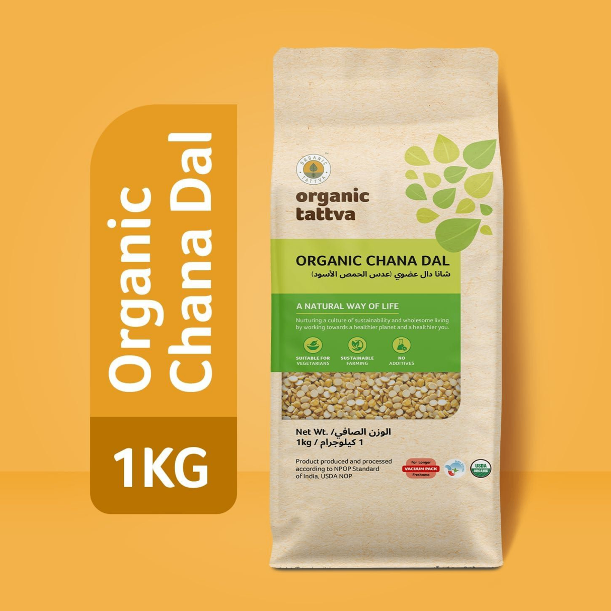 ORGANIC TATTVA Chana Dal (split)