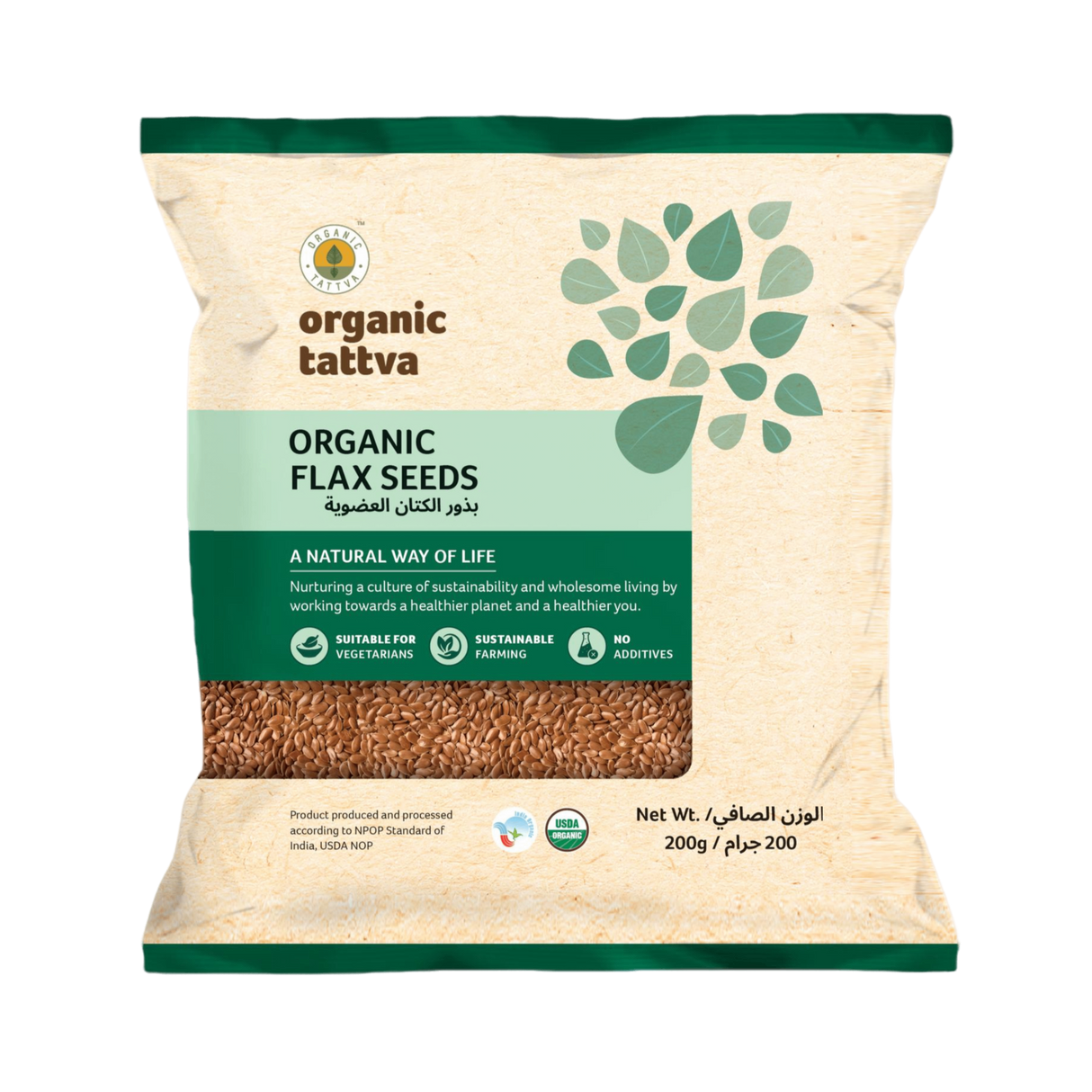 ORGANIC TATTVA Flax Seeds