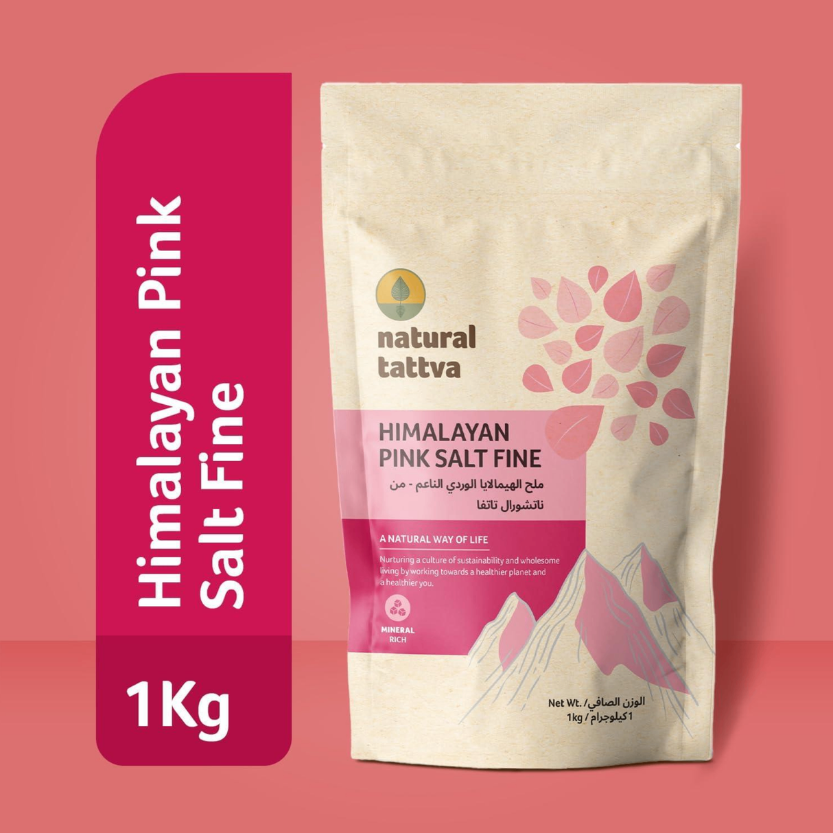 ORGANIC TATTVA Himalayan Pink Fine Salt