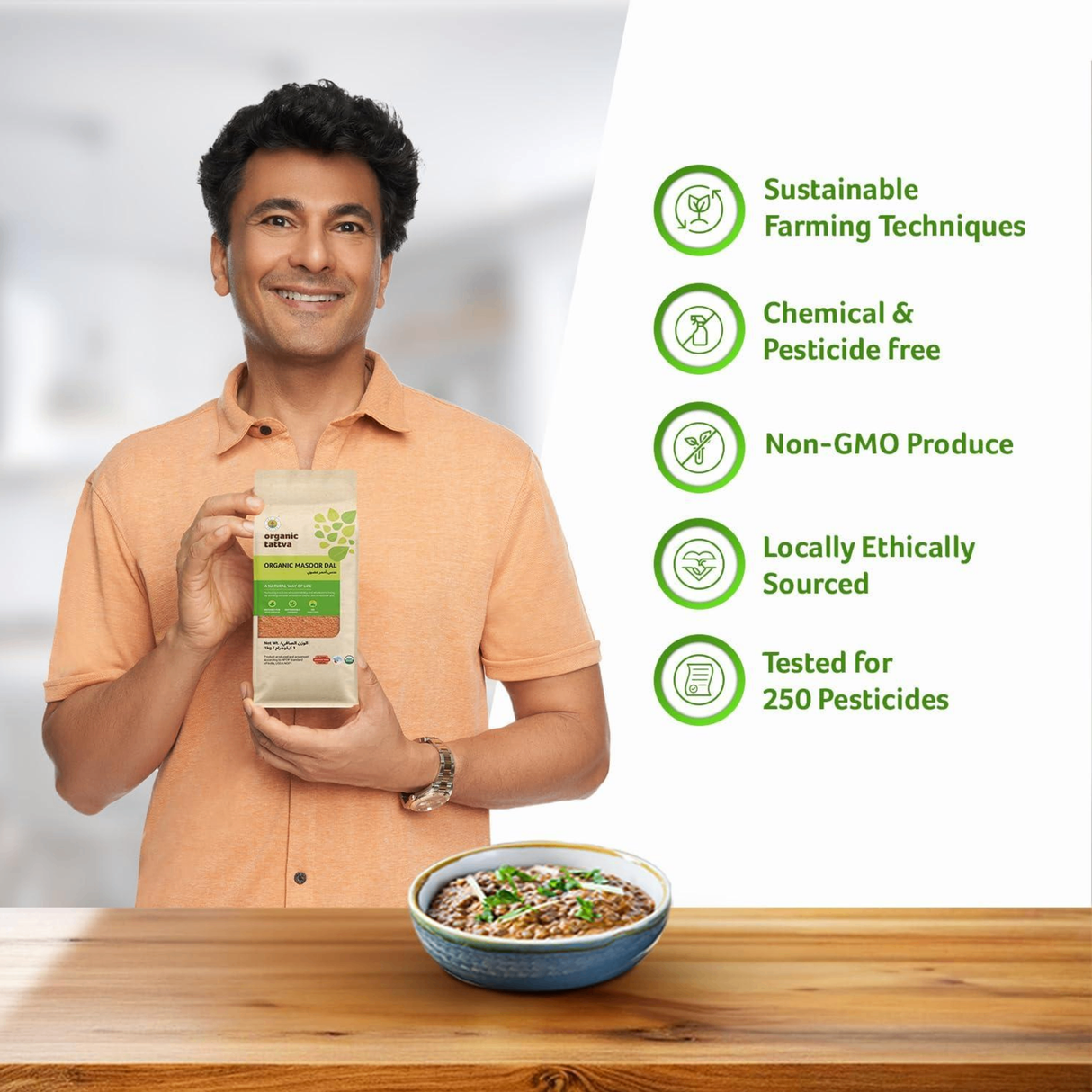 ORGANIC TATTVA Masoor Dal (split)