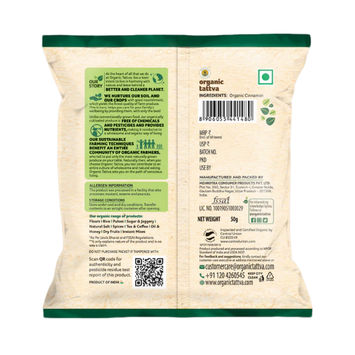 ORGANIC TATTVA Organic Cinnamon