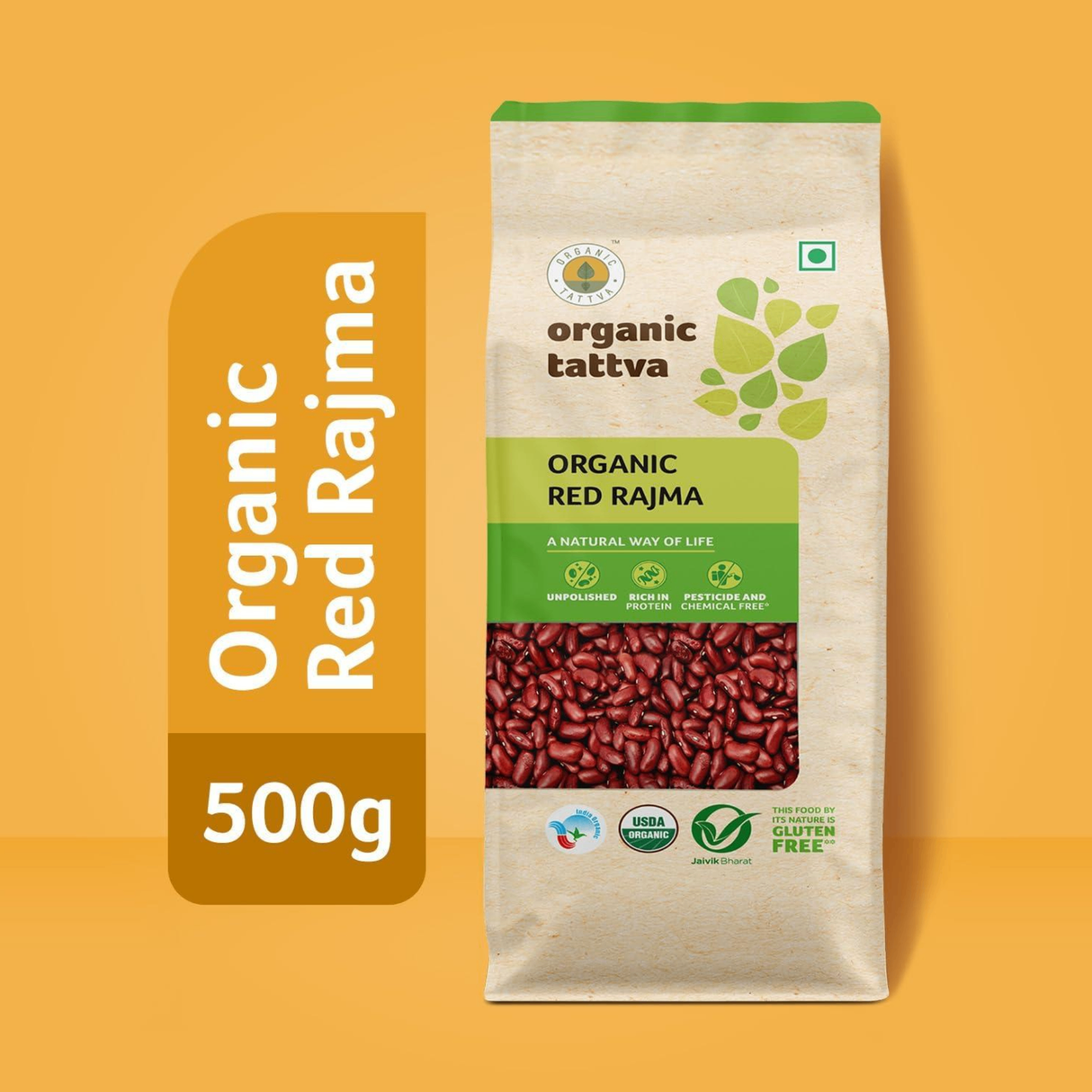ORGANIC TATTVA Red Kidney Beans (Rajma)