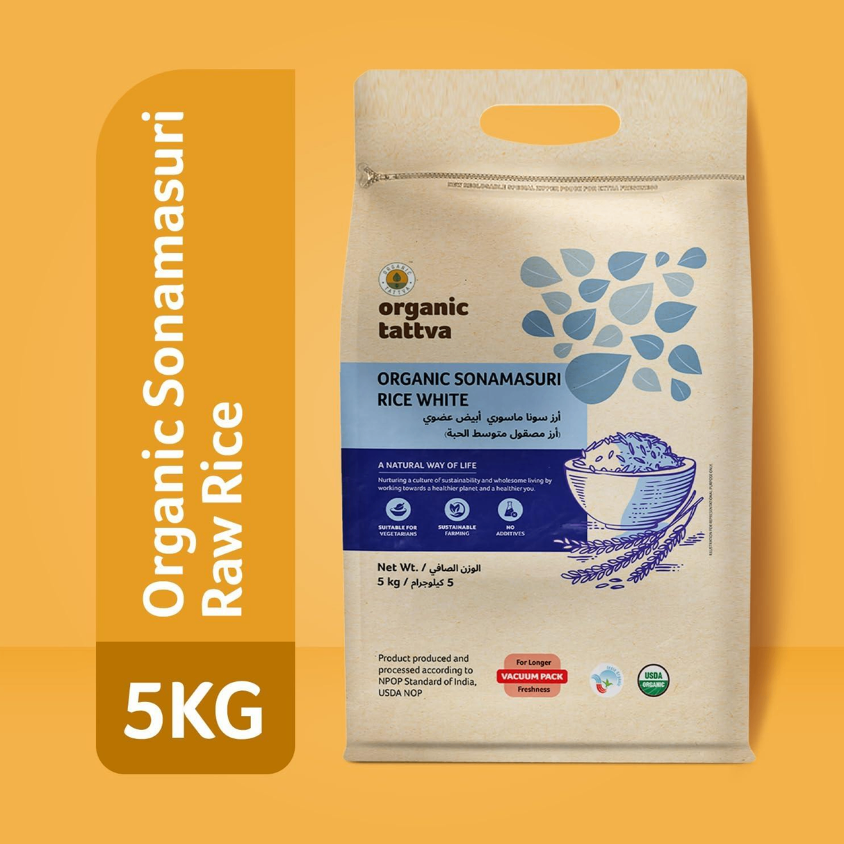 ORGANIC TATTVA Sonamasuri White Rice