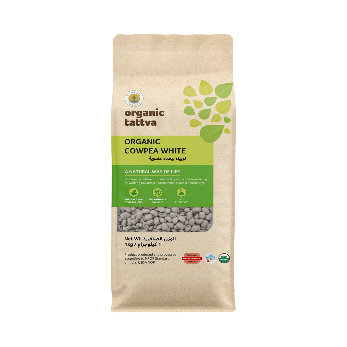 ORGANIC TATTVA White Cowpeas