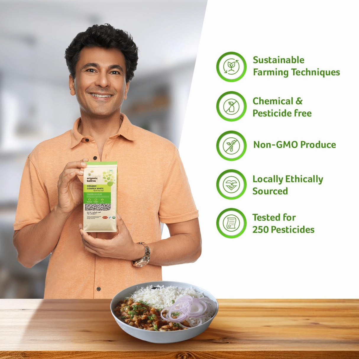 ORGANIC TATTVA White Cowpeas