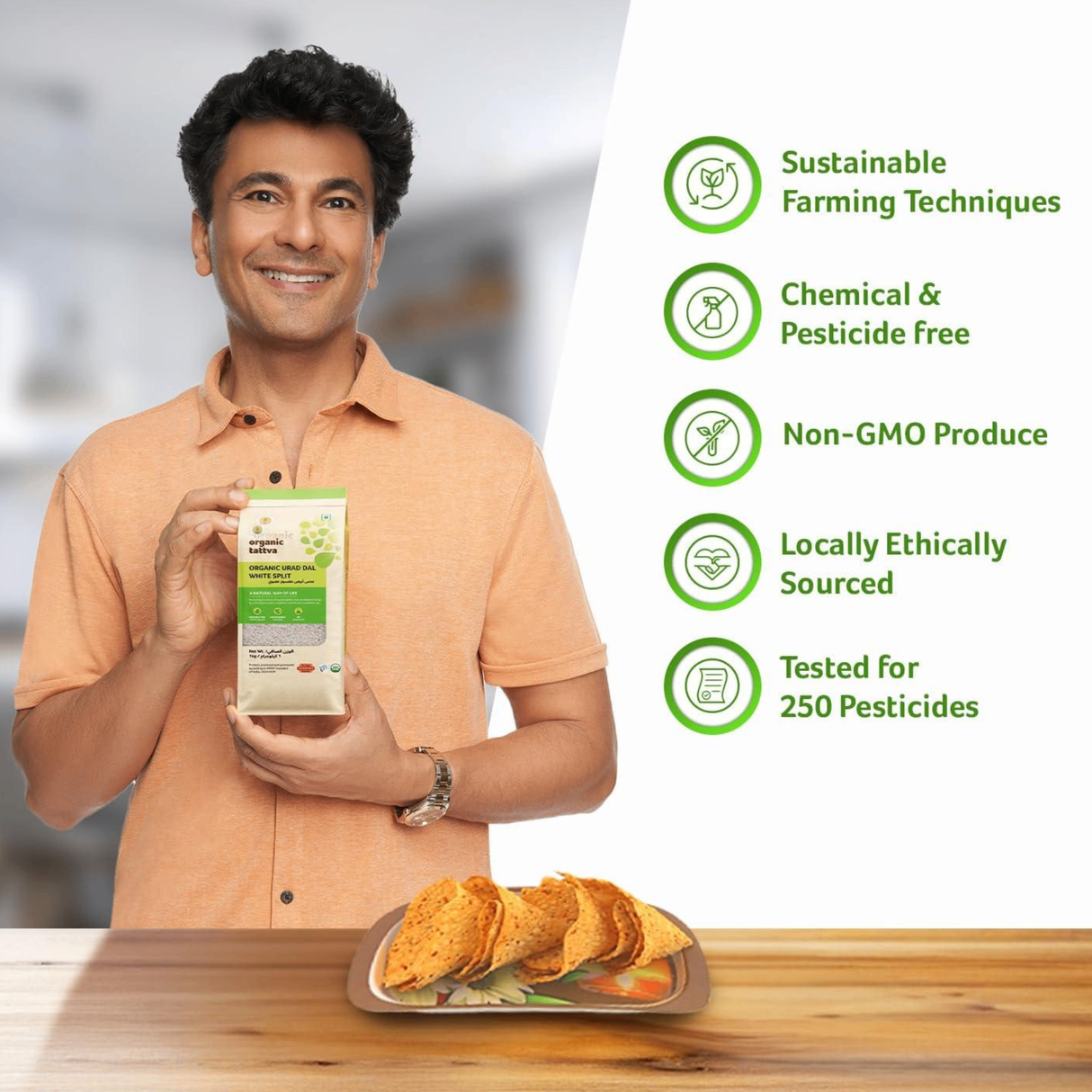 ORGANIC TATTVA White Urad Dal (split)