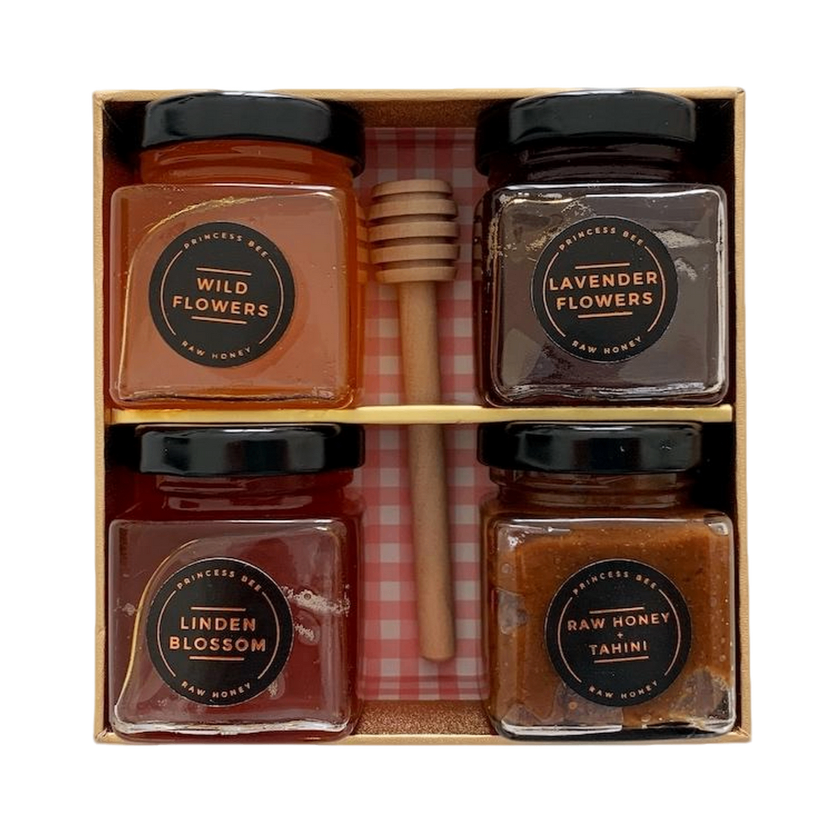 PRINCESS BEE Luxury Handcrafted Honey | 4 pcs x 75 g