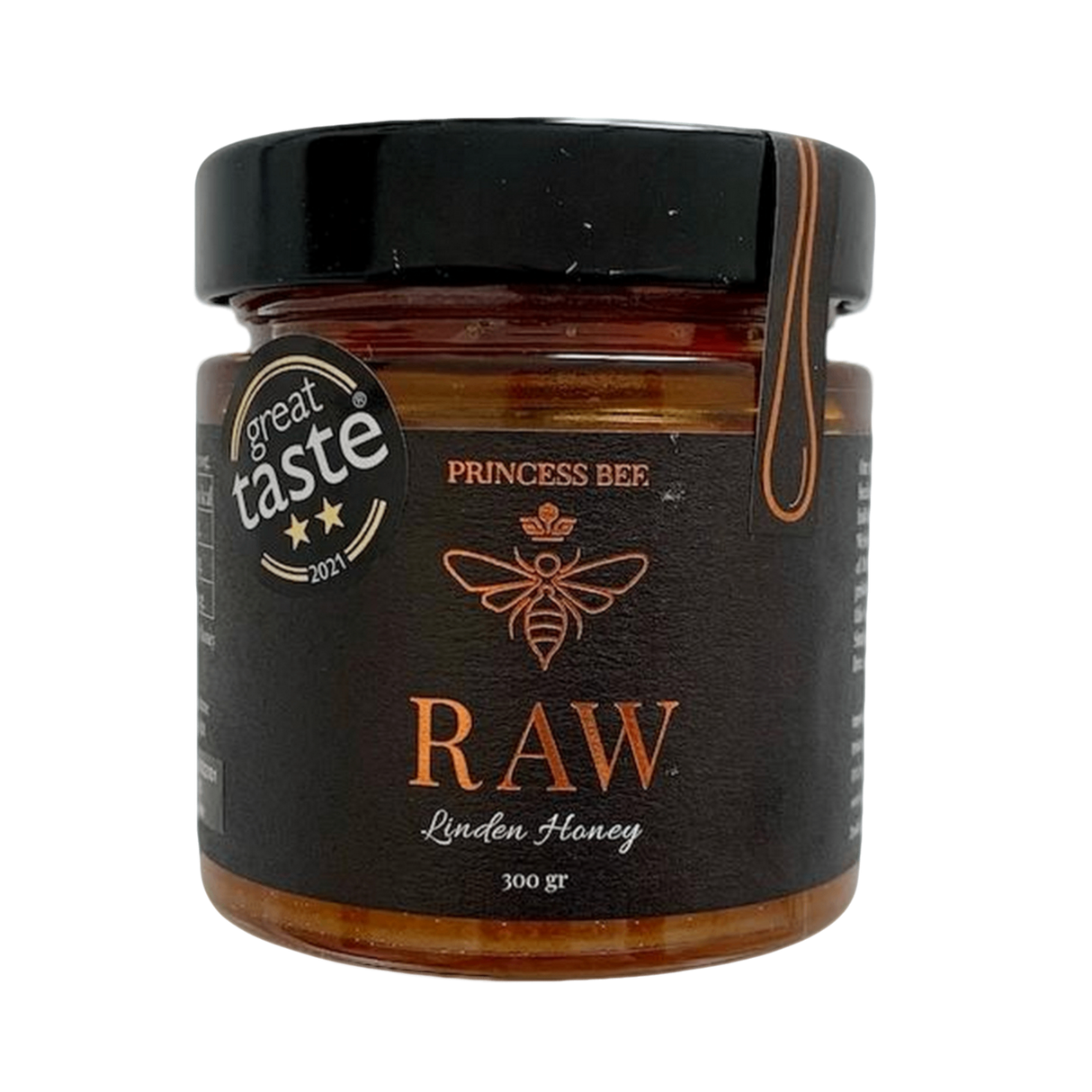 PRINCESS BEE Raw Linden Honey