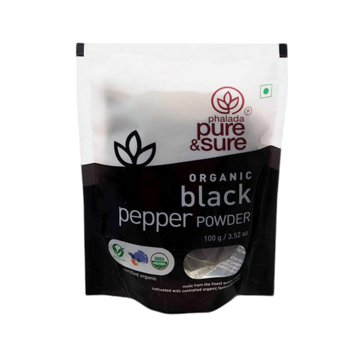 PURE & SURE Organic Black Pepper Powder