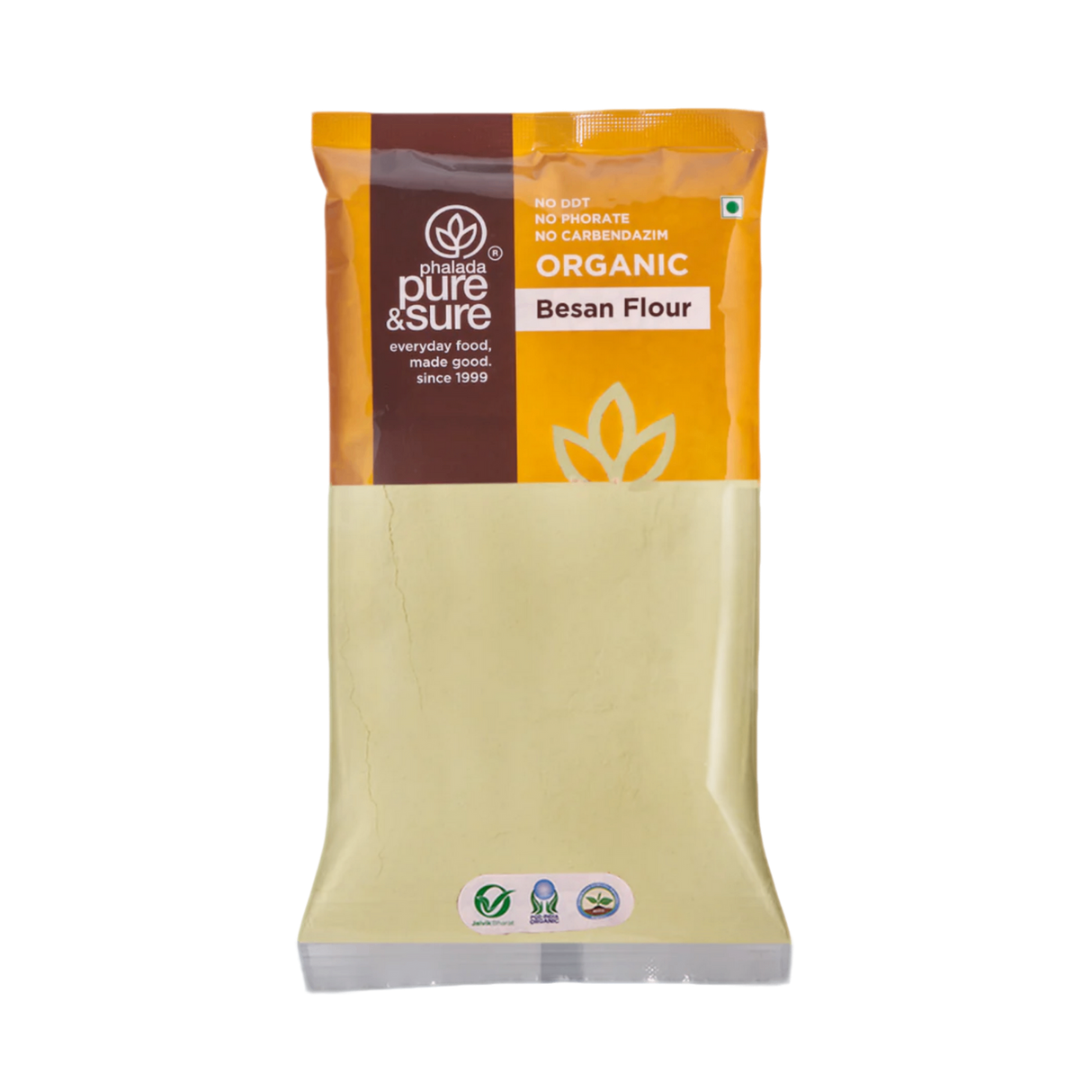 PURE & SURE Organic Chickpea Flour (Besan) | 500 gms