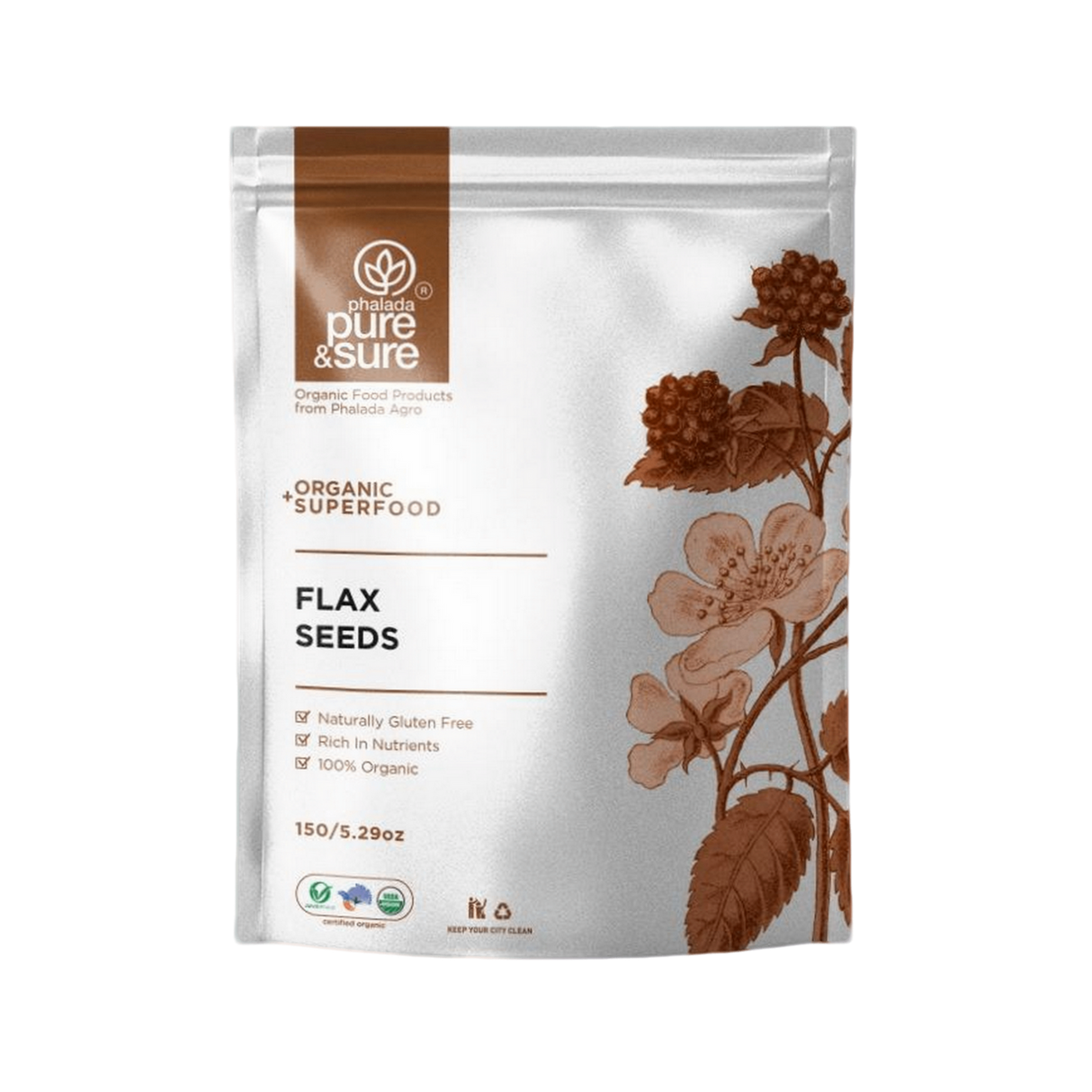 PURE & SURE Organic Flax Seeds