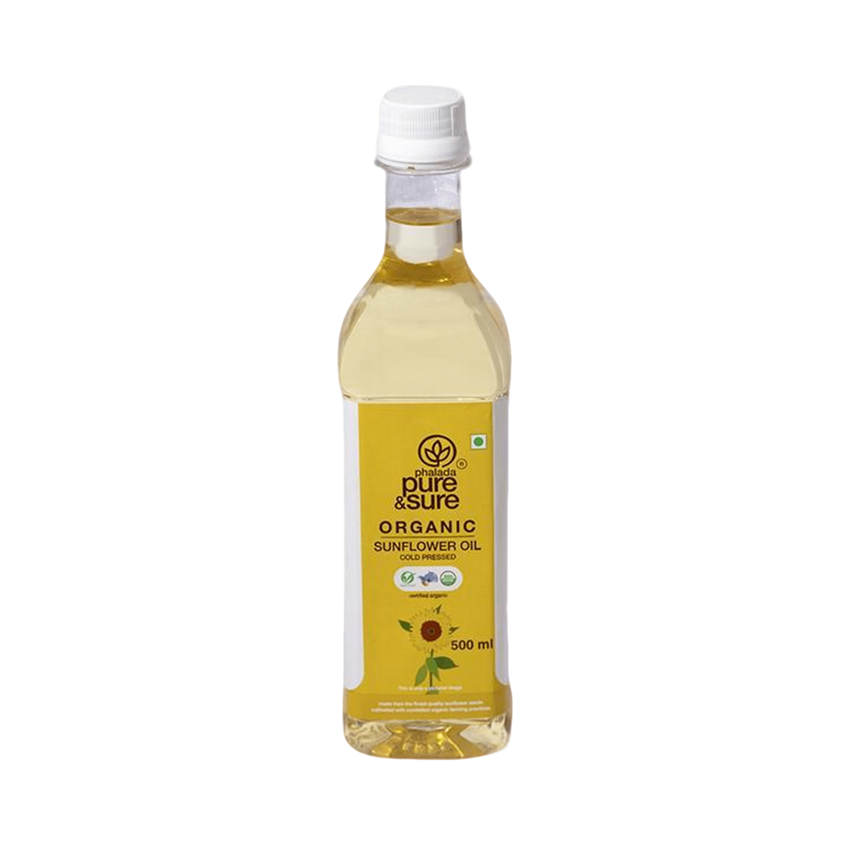 PURE & SURE Organic Sunflower Oil | 500 ml