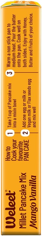 WELEET Millet Pancake Mix - Mango Vanilla