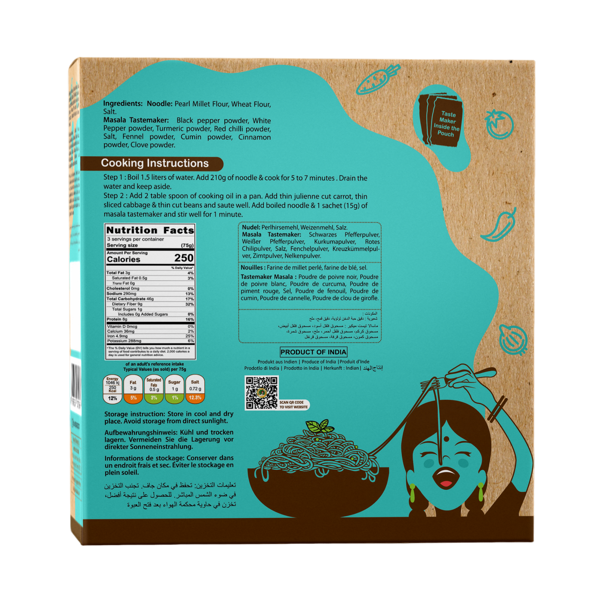 NFS Hakka Noodles: Pearl Millet