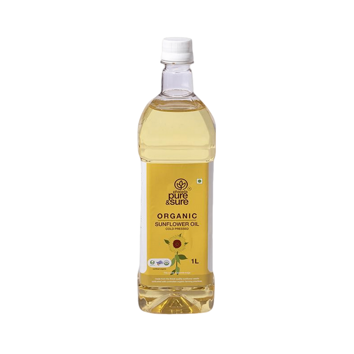 PURE & SURE Organic Sunflower Oil | 1 Litre